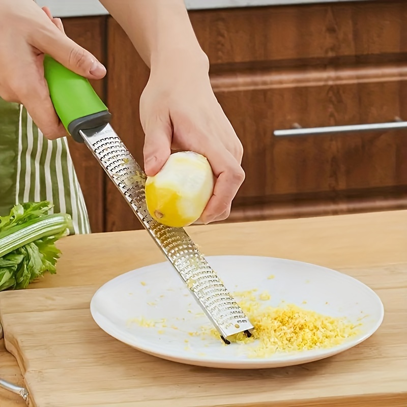 Stainless Steel Zester Grater - Multi Functional Citrus Lemon Zester & Cheese Grater for Kitchen Cooking