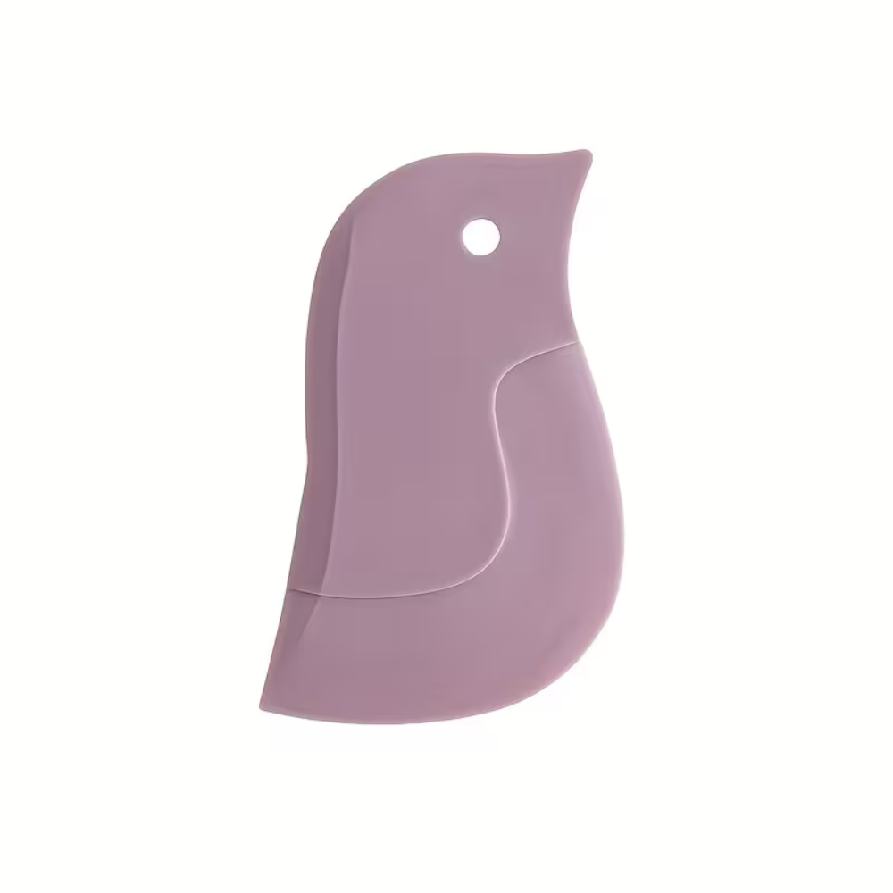 Penguin Shaped Kitchen Scraper - Cute Silicone Spatula for Baking Cooking and Cleaning
