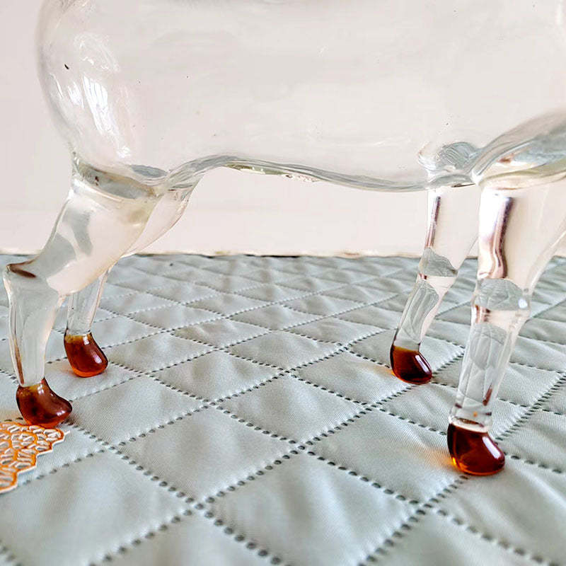 Goat Shaped Glass Decanter-Wine and Whiskey Decanter