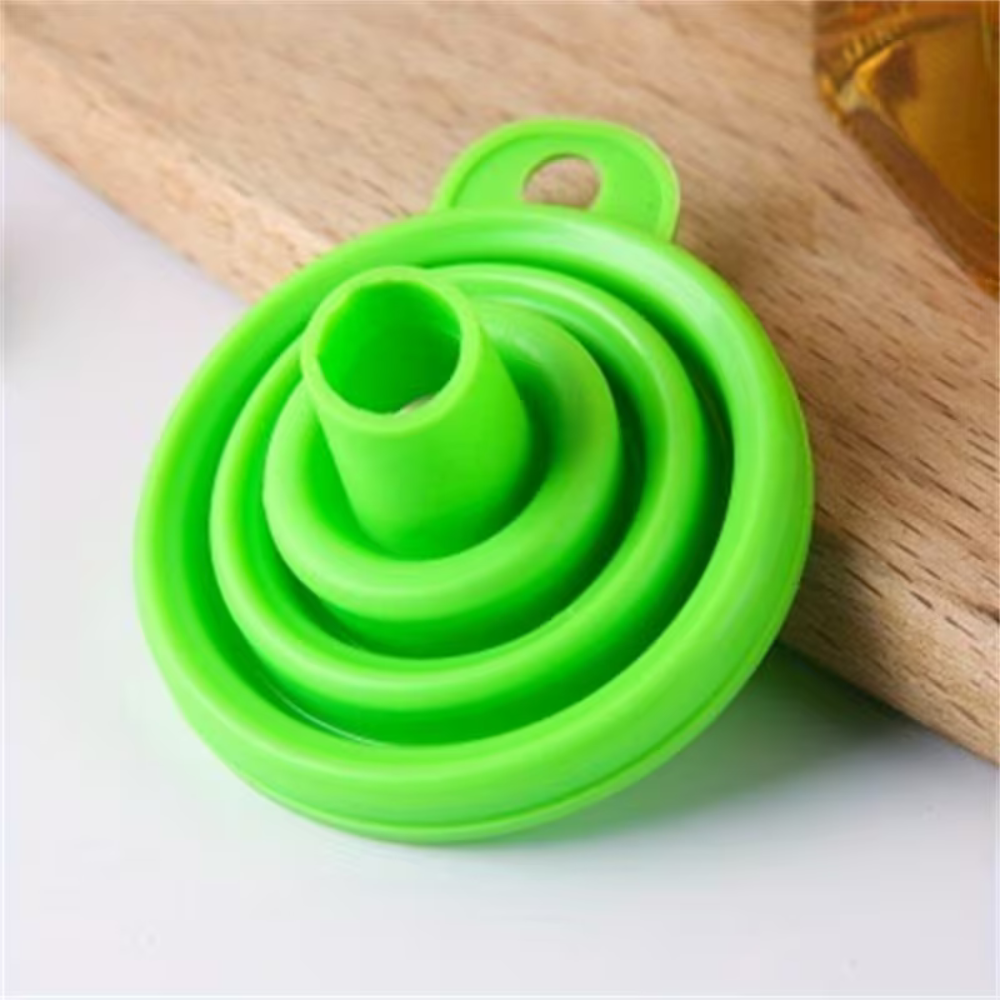 Collapsible Silicone Leakproof Versatile Kitchen Funnel