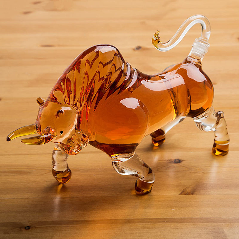 Bull Shaped Liquor Decanter-Wine and Whiskey Decanter