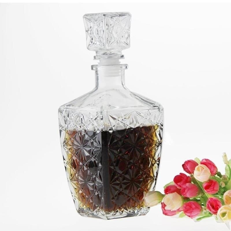 Crystal Glass Drink Bottle-Wine and Whiskey Decanter