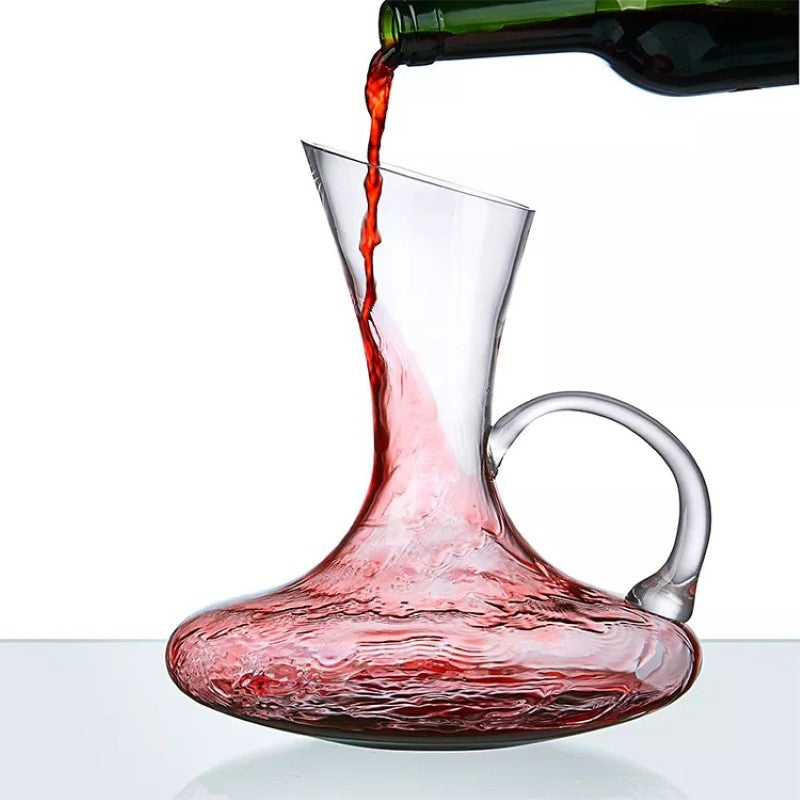 Classic Crystal Wine Decanter-Wine and Whiskey Decanter