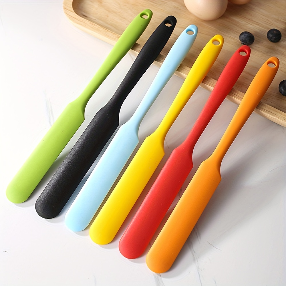 Food Grade Silicone Spatula For Jar Scraping Baking And Cooking