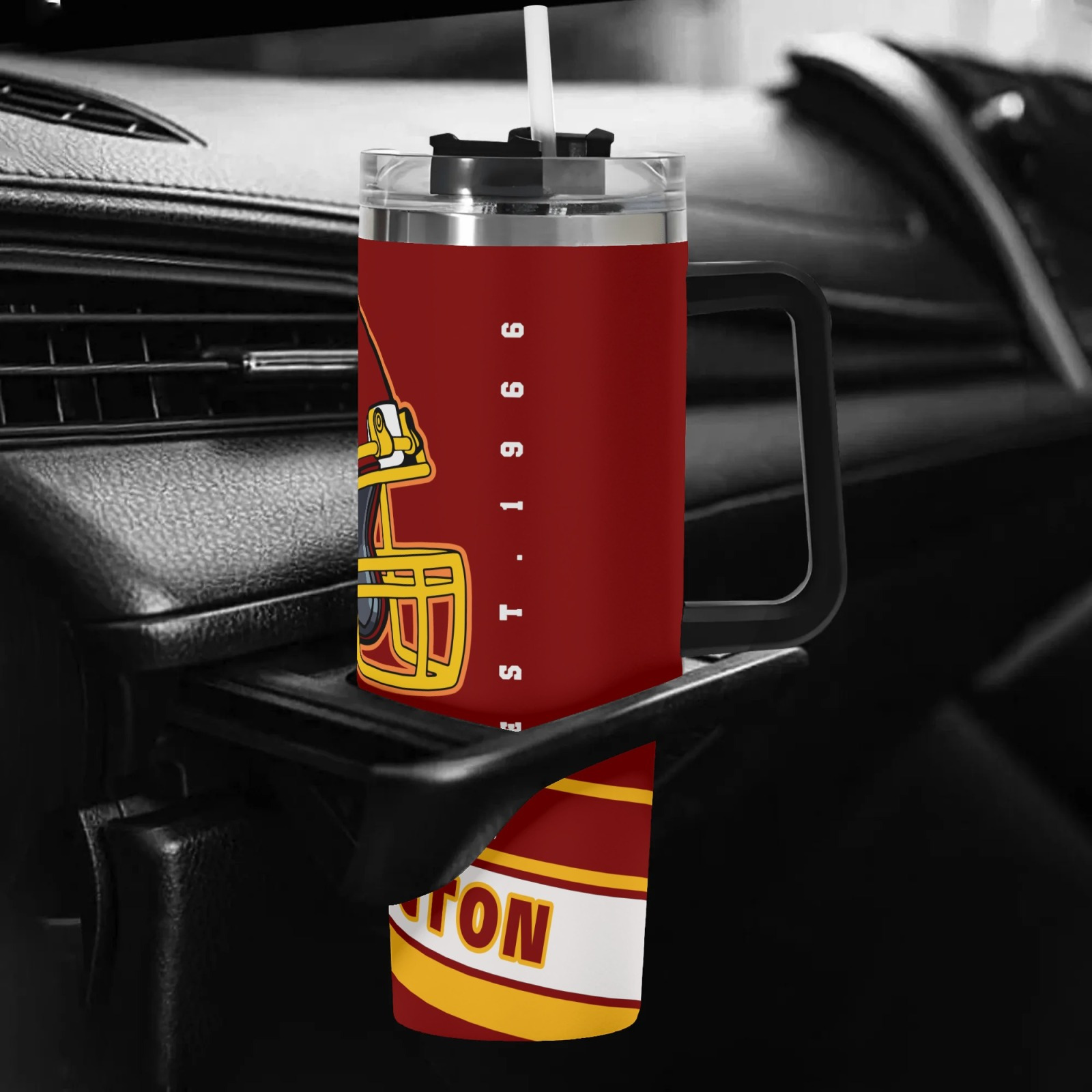 40oz Washington Commanders Football Team Themed Stainless Steel Travel Tumbler