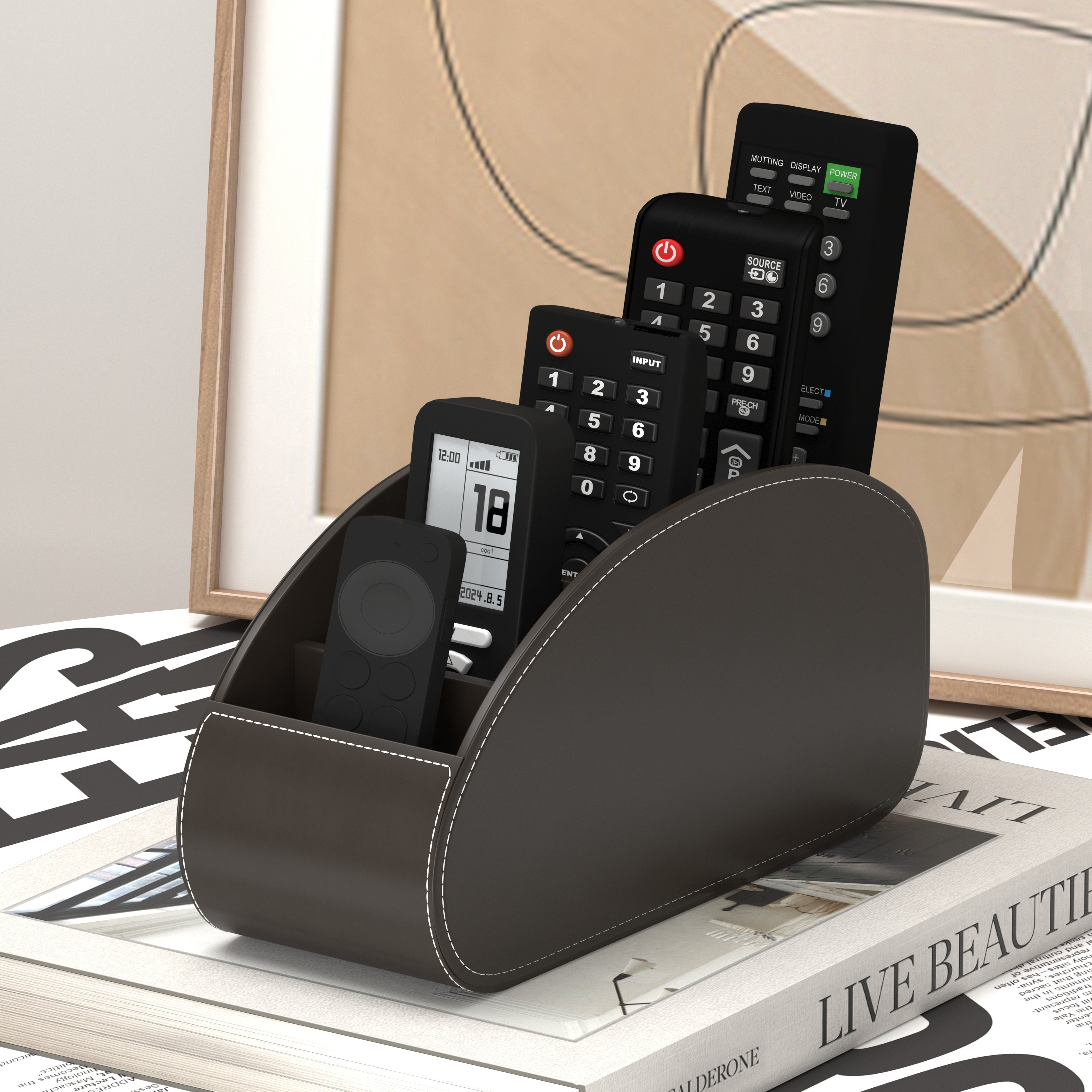 Remote Control Holder Organizer For Living Room
