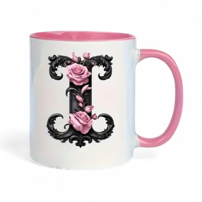 Alphabet Printed Ceramic Mug