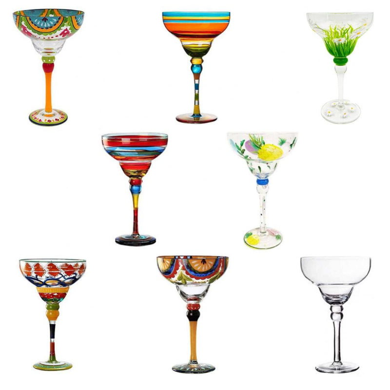 Hand Painted Multicolor Glass
