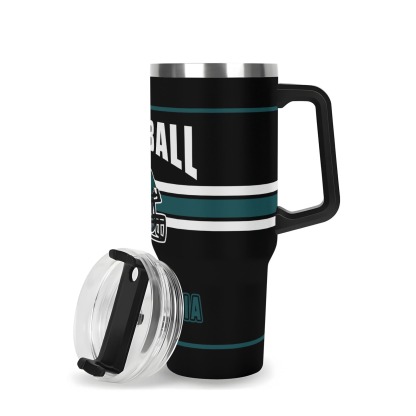40oz Philadelphia Football Team Themed Stainless Steel Travel Cup