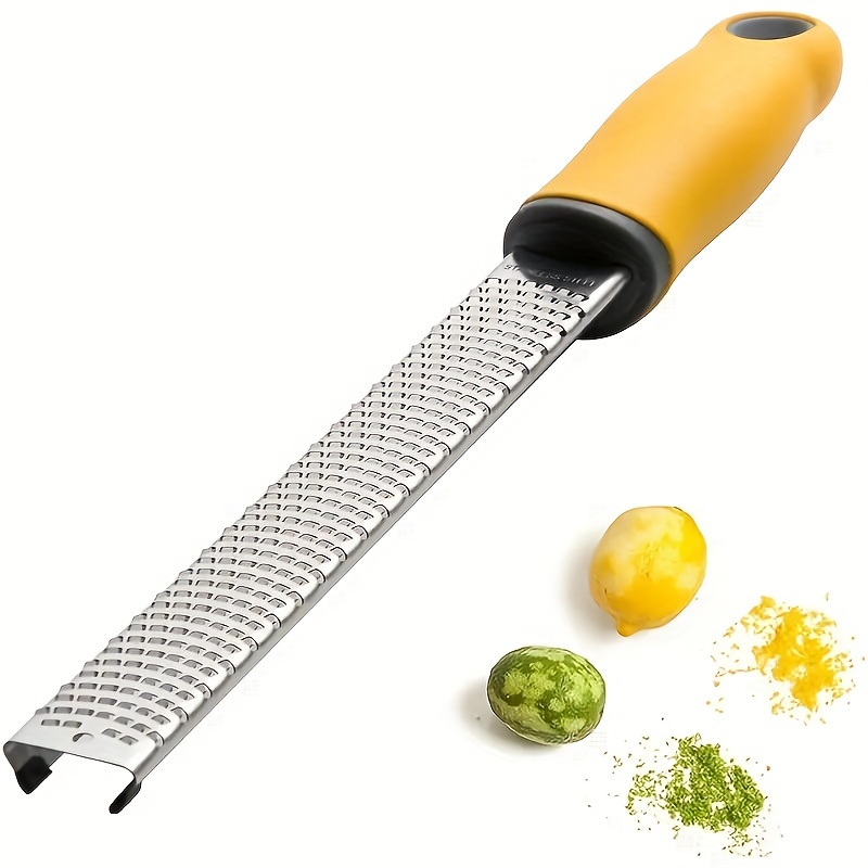 Stainless Steel Zester Grater - Multi Functional Citrus Lemon Zester & Cheese Grater for Kitchen Cooking