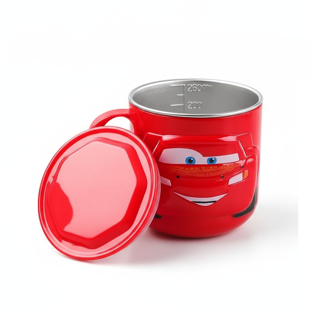 McQueen Design Stainless Steel Mug With Lid