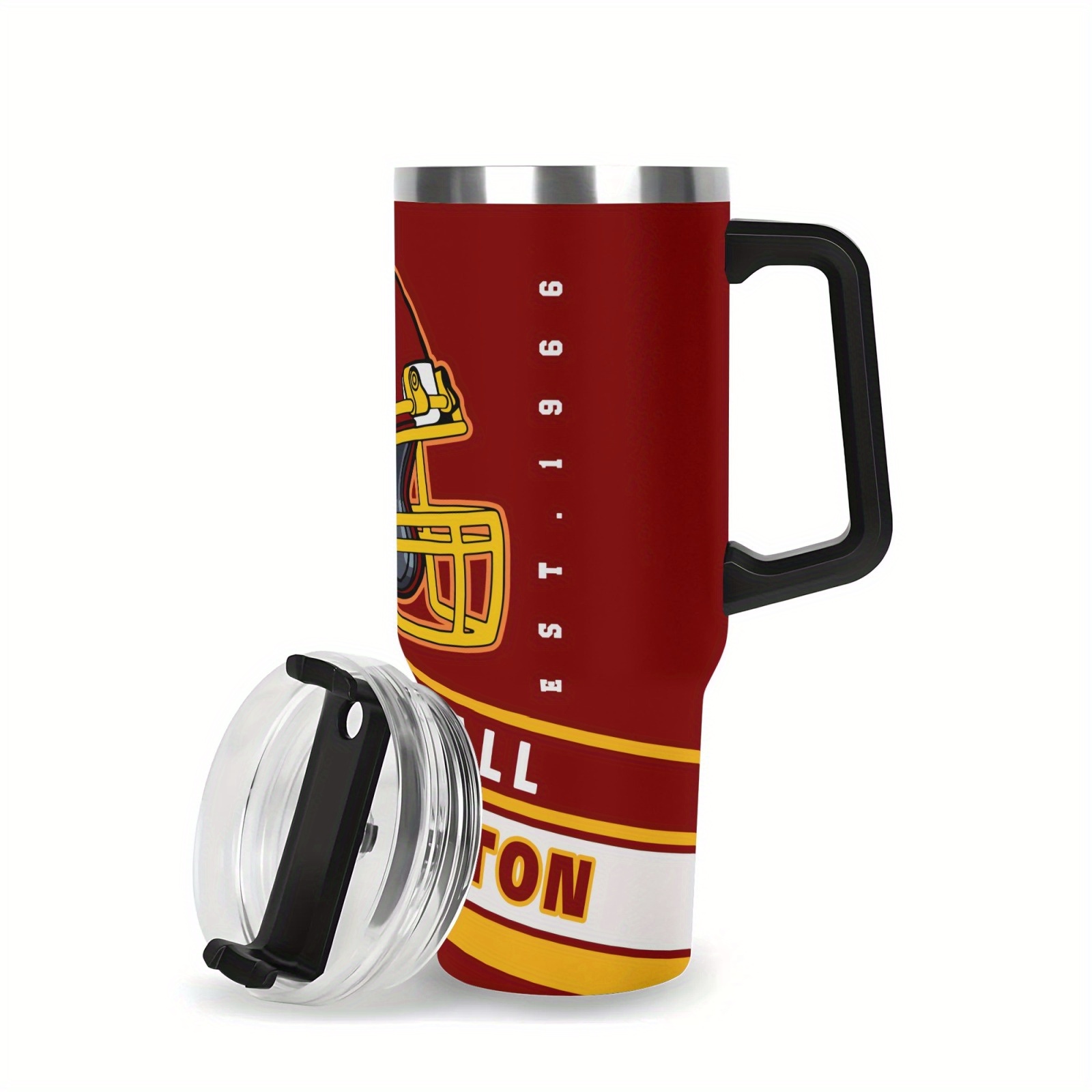 40oz Washington Commanders Football Team Themed Stainless Steel Travel Tumbler