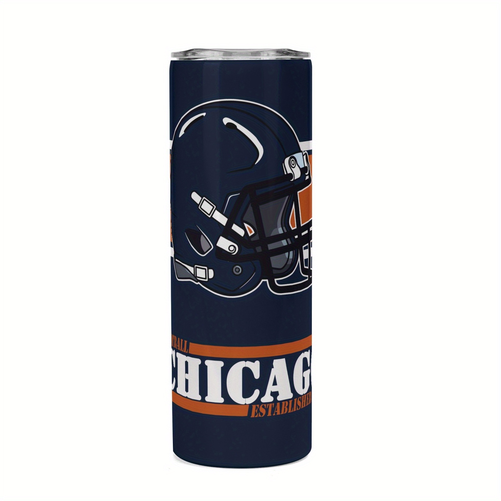 20oz Chicago Football Team Themed Stainless Steel Travel Mug