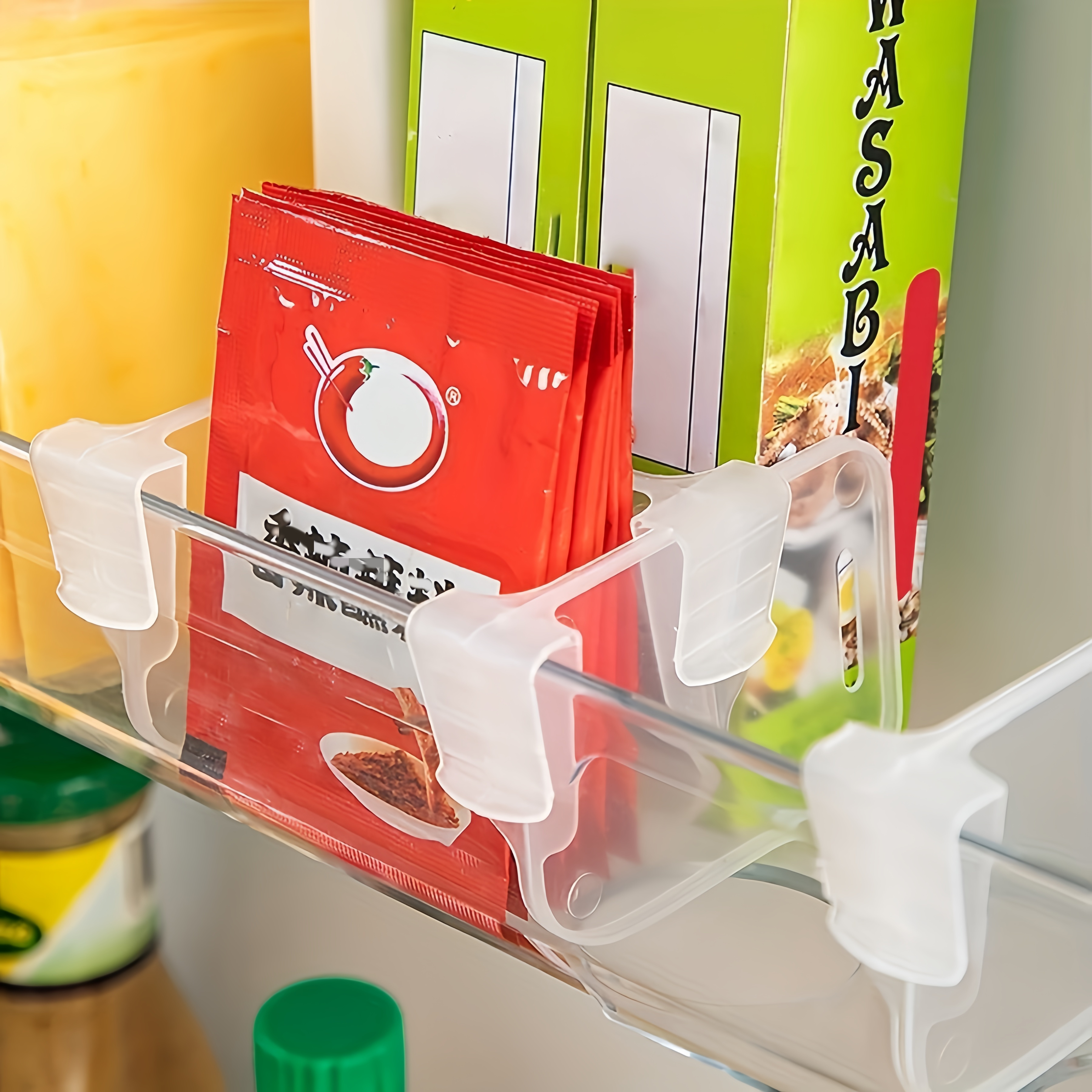Multifunctional Refrigerator Side Door Storage Compartment Set