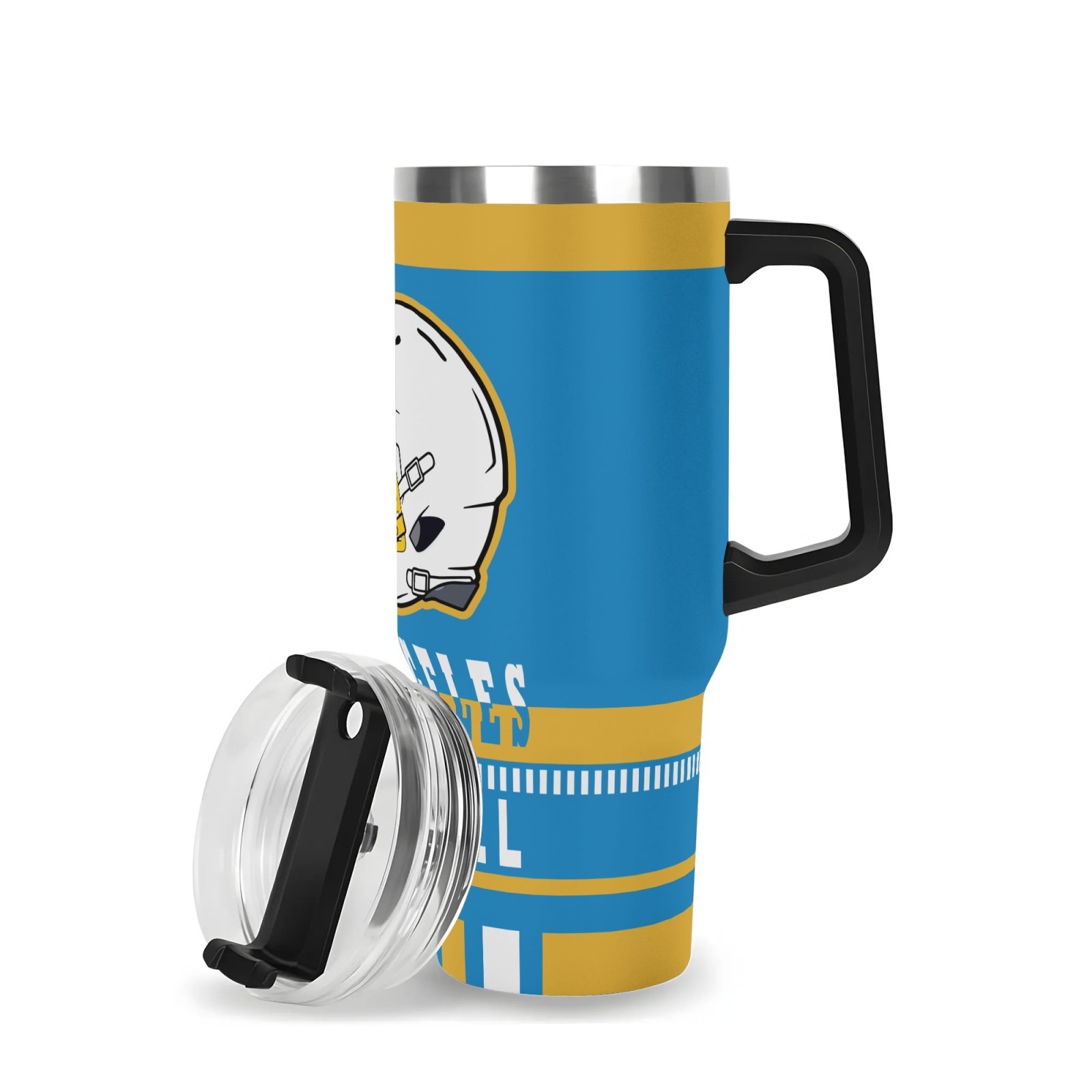 40oz Los Angeles Chargers Football Team Themed Stainless Steel Tumbler