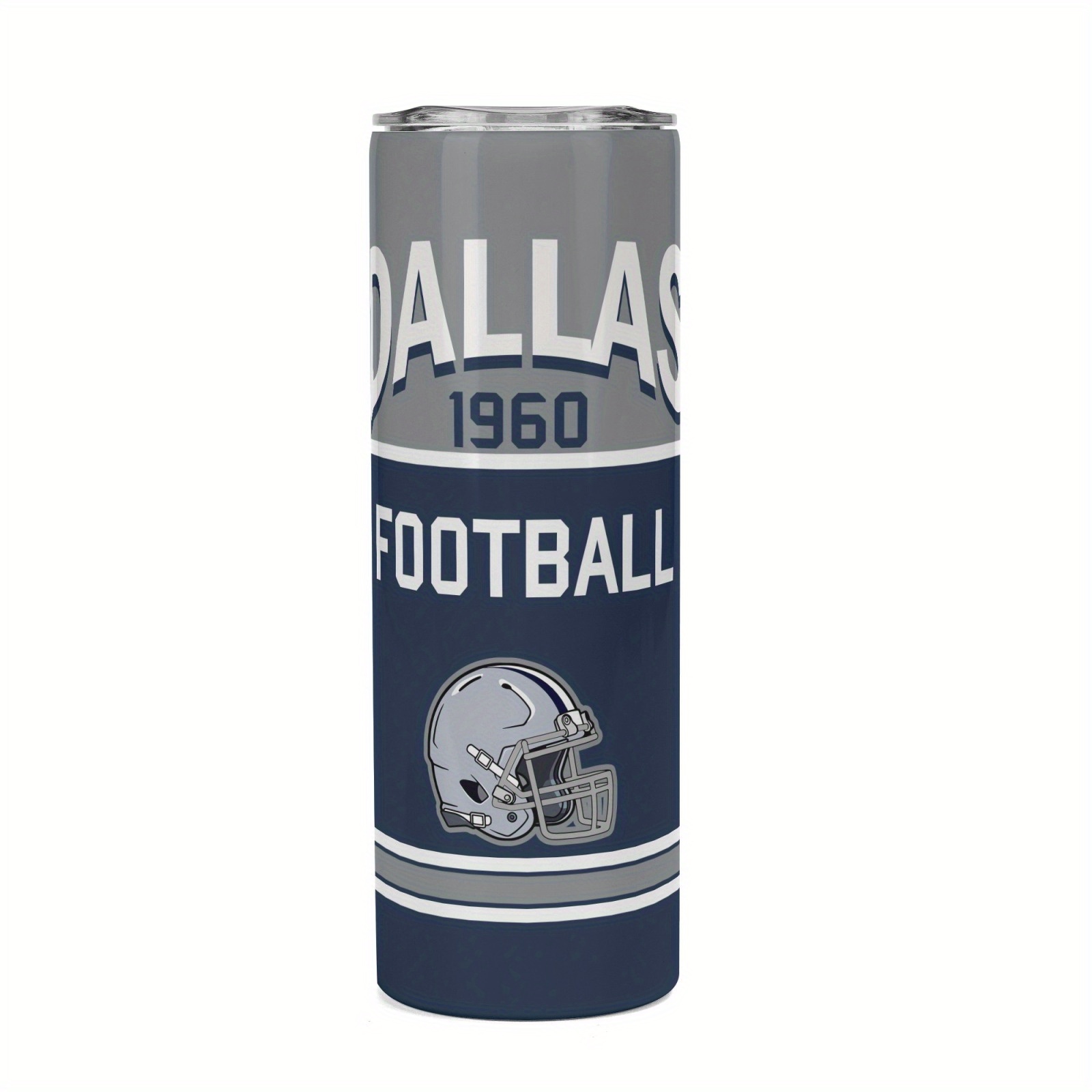 20oz Dallas Football Team Themed Stainless Steel Travel Tumbler