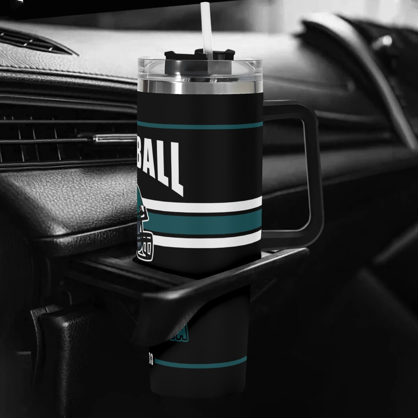 40oz Philadelphia Football Team Themed Stainless Steel Travel Cup