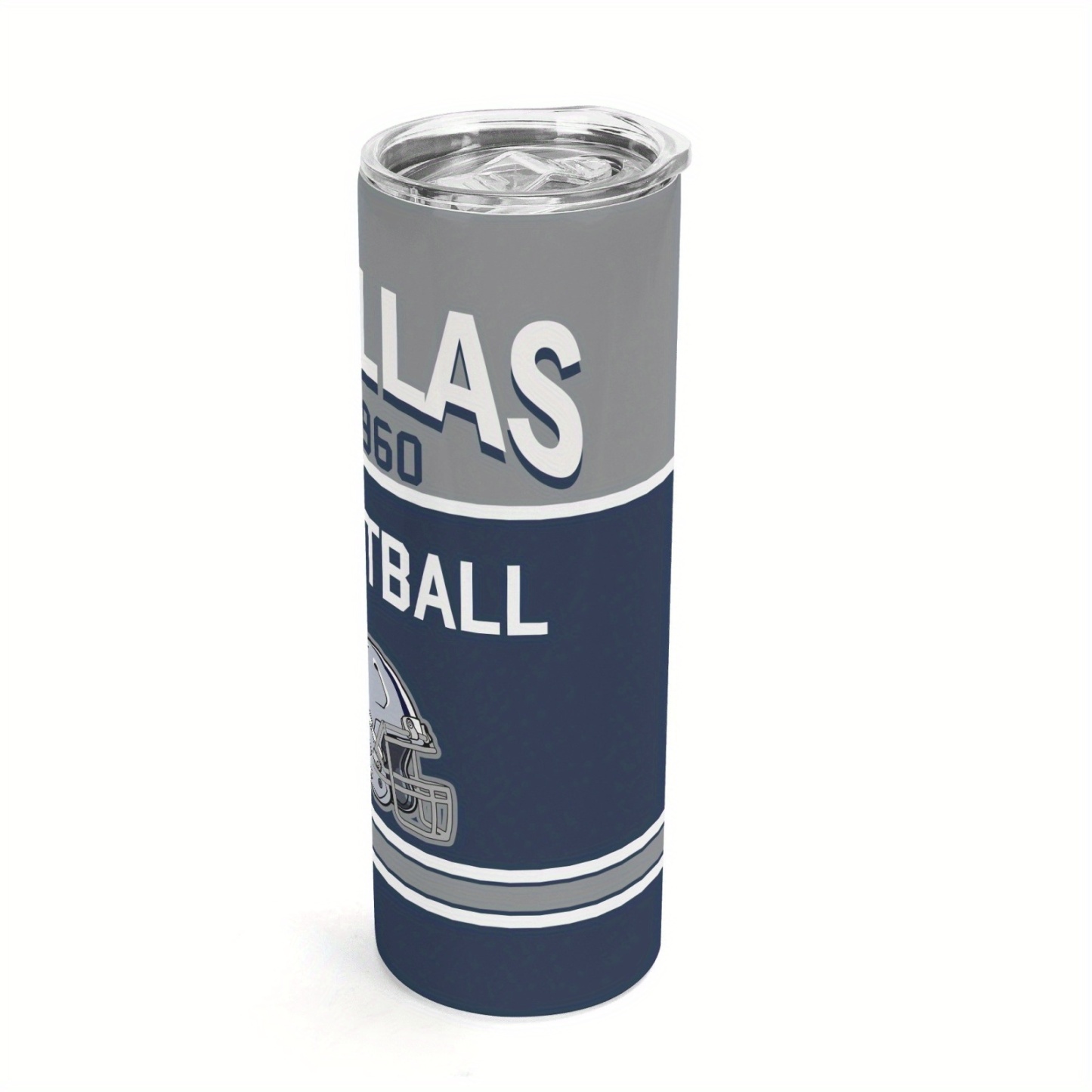 20oz Dallas Football Team Themed Stainless Steel Travel Tumbler