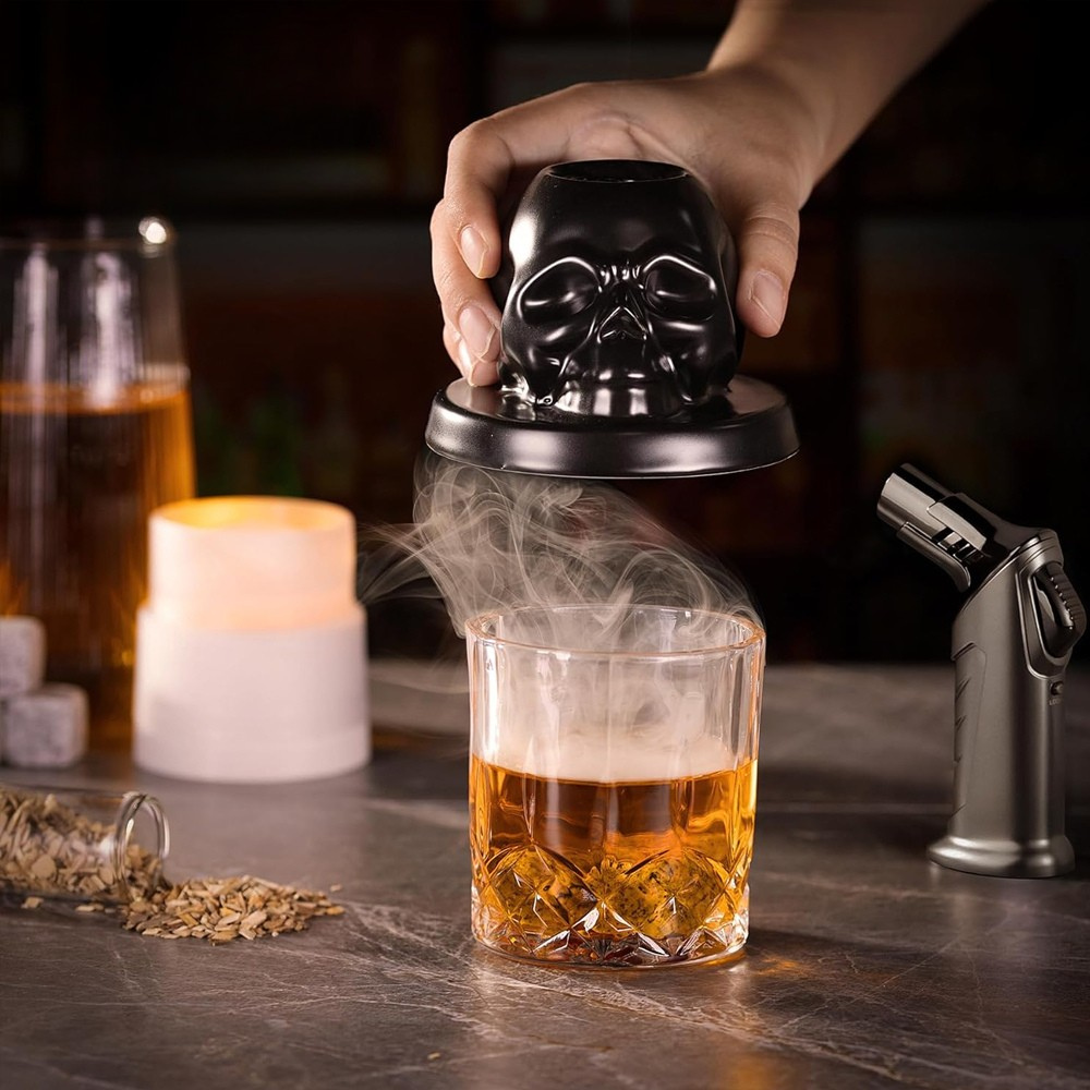 Aromatic Infusion Kit With Torch-Wine and Whiskey Decanter