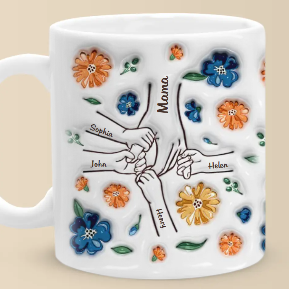 Mothers Day Custom 3D Print Mug