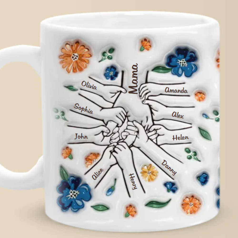 Mothers Day Custom 3D Print Mug-Wine and Whiskey Decanter