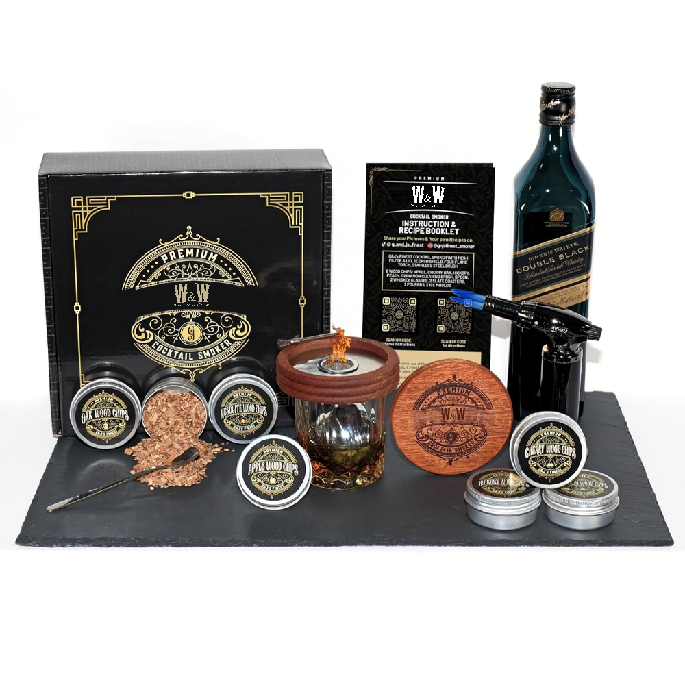 Aroma Infuser Kit With Torch-Wine and Whiskey Decanter