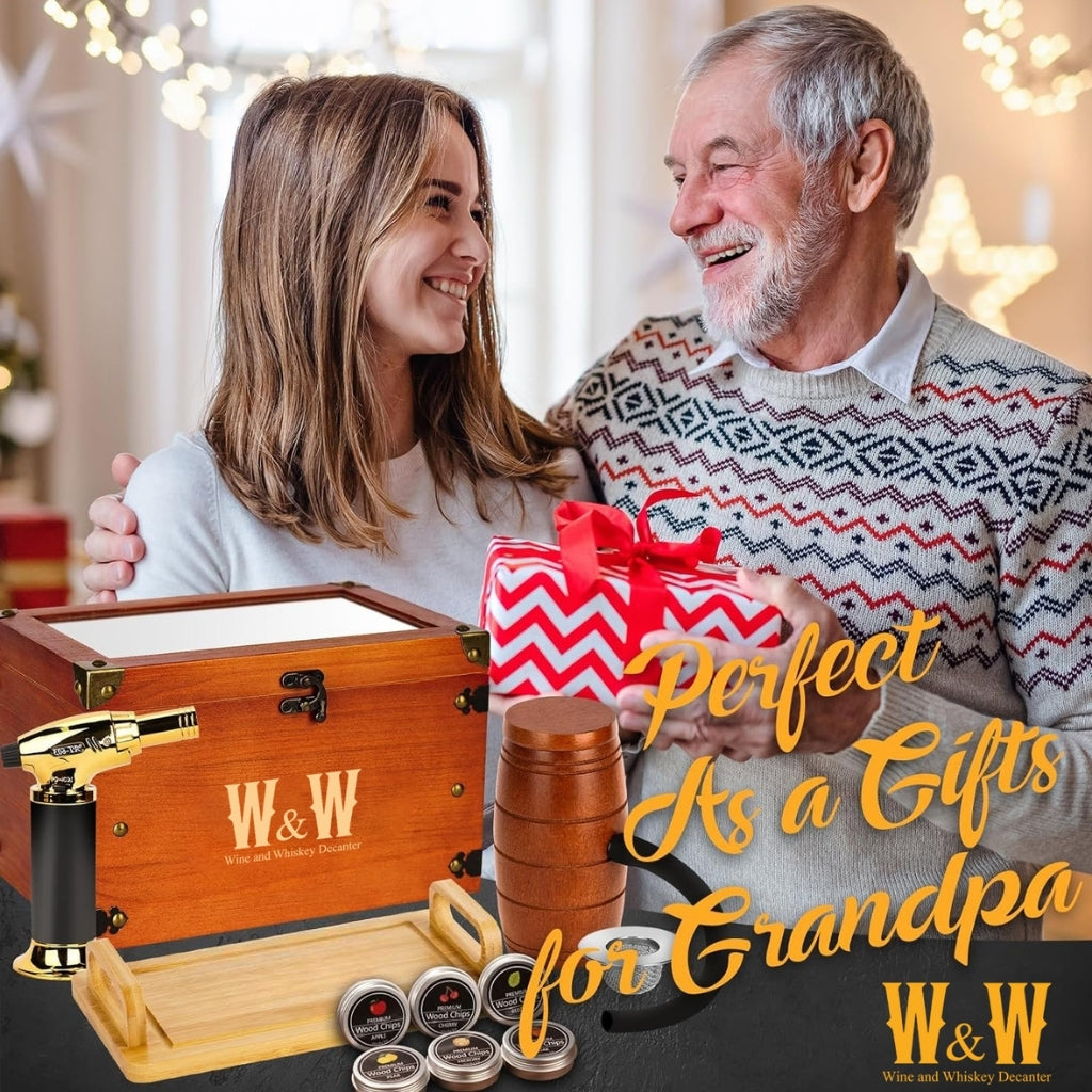 Aroma Infuser Kit With Tray-Wine and Whiskey Decanter