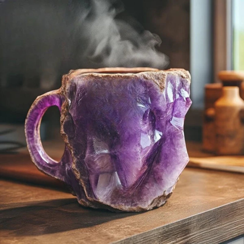 Artisan Crystal Coffee Mug