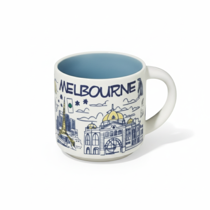 Australia And Melbourne Been Design Mug Pair