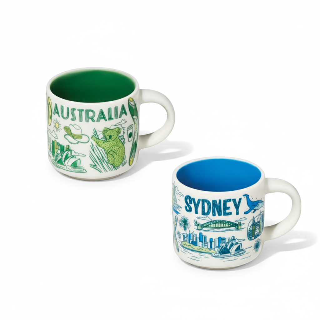 Australia And Sydney Been There Demi Mug Set