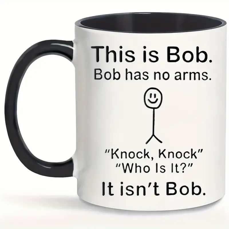 This Is Bob Letter Printed Ceramic Coffee Mug