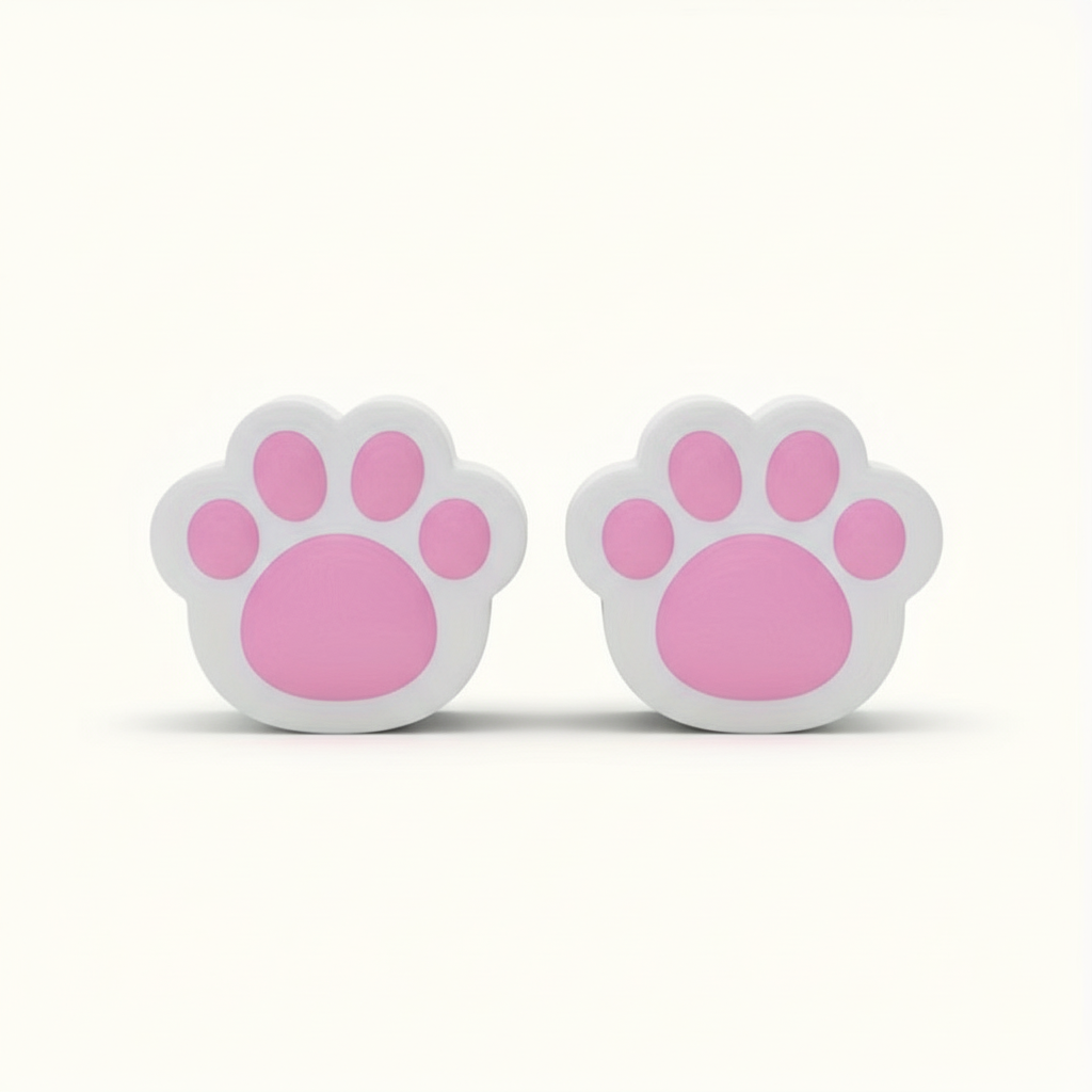 Set Of 2 Cat Paw Magic Cleaning Sponge For Glass And Stain Removal