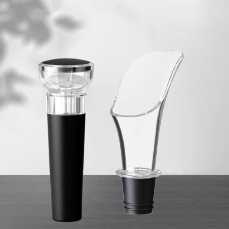 Wine Bottle Vacuum Stopper-Wine and Whiskey Decanter