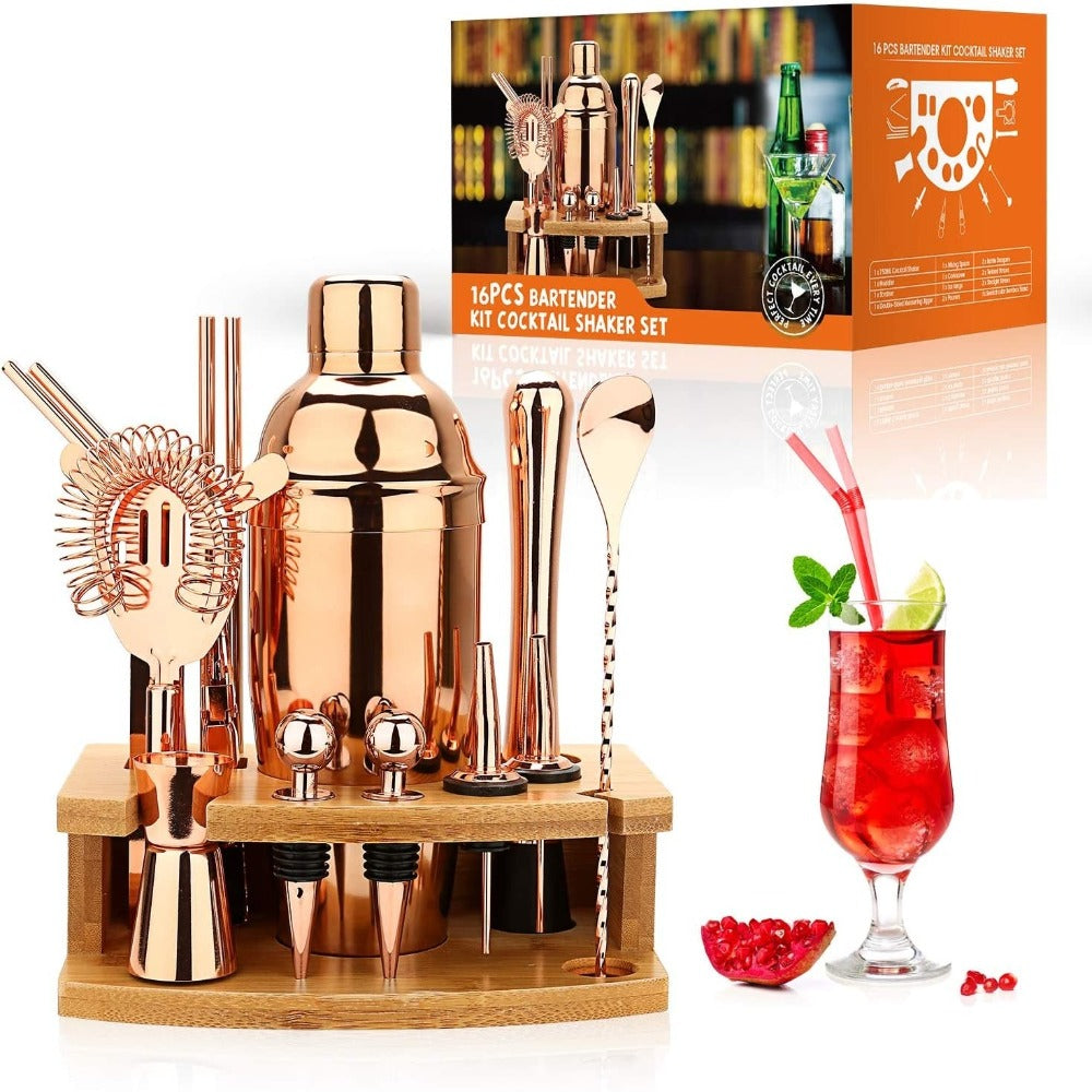 Mixology & Craft Cocktail Shaker Set-Wine and Whiskey Decanter
