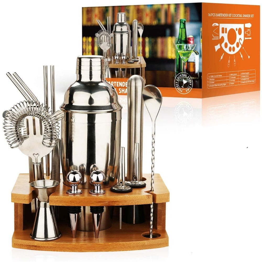 Mixology & Craft Cocktail Shaker Set-Wine and Whiskey Decanter