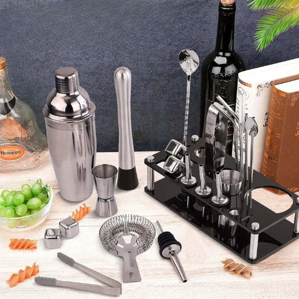 Mixology Craft Cocktail Set-Wine and Whiskey Decanter