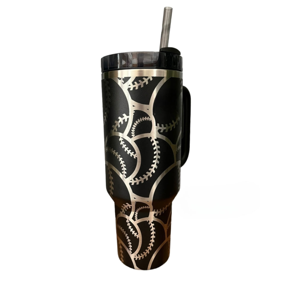 Baseball Softball Wrap Tumbler