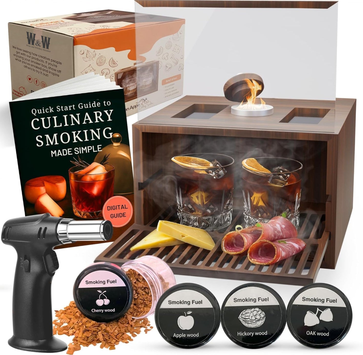 Beverage Infuser Box With Torch