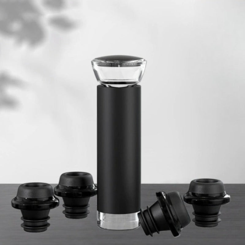 Wine Bottle Vacuum Stopper-Wine and Whiskey Decanter