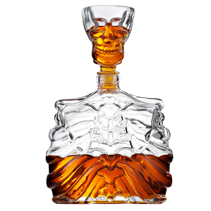 Cage Design Glass Decanter For Whiskey Enthusiasts