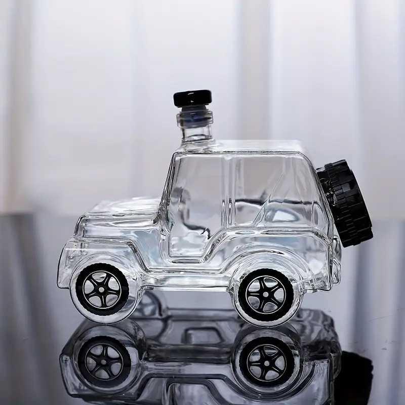 Car Shaped Glass Whiskey And Wine Decanter