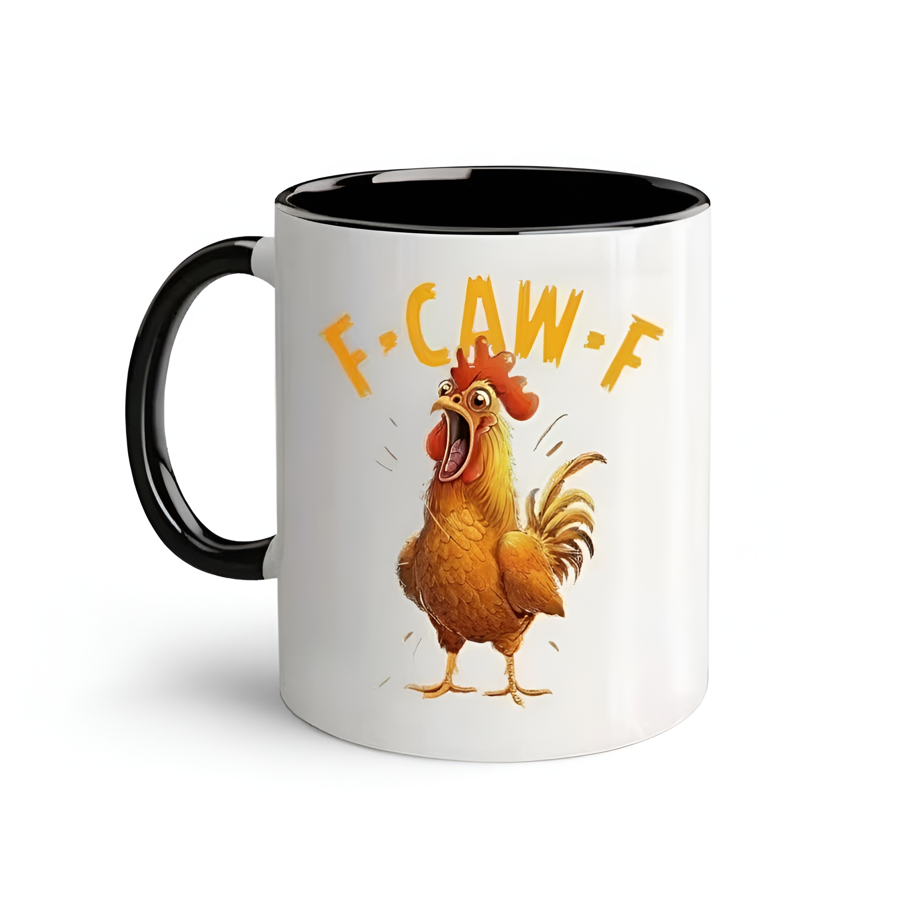 Cartoon Rooster Theme Ceramic Coffee Mug