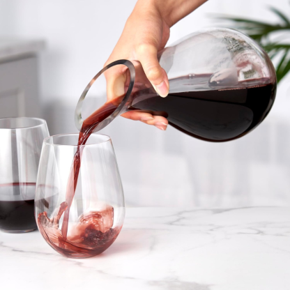 Centerpiece Tabletop Carafe Wine Decanters With Aeration-Wine and Whiskey Decanter