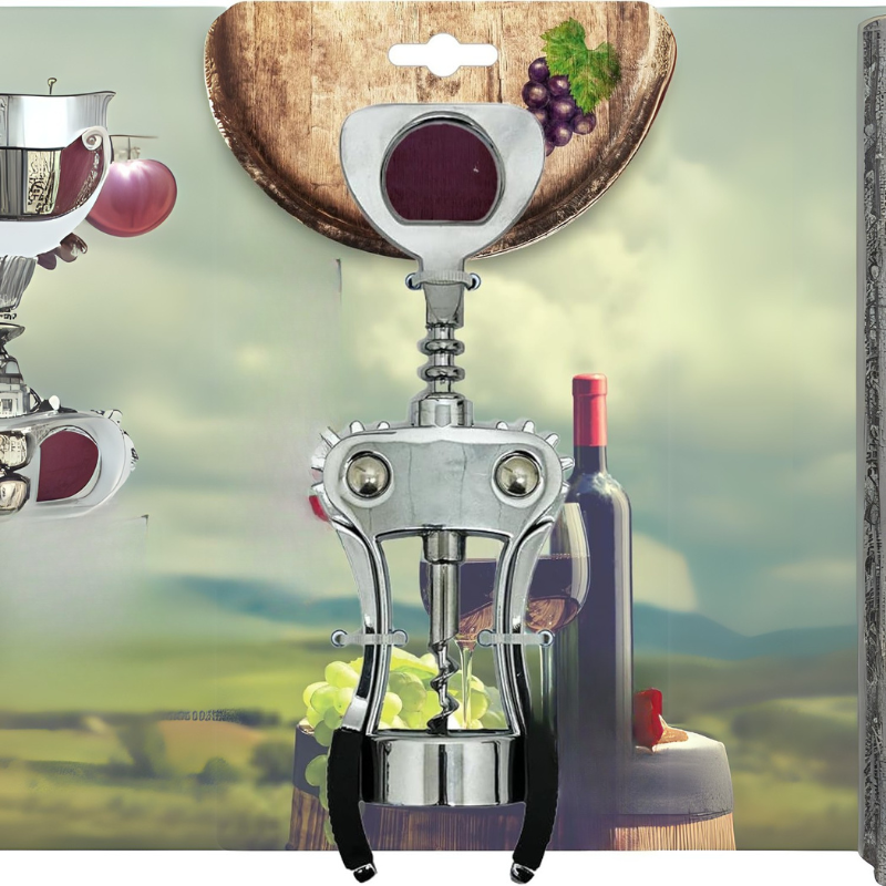 Classic Corkscrew Wine Opener With Timeless And Stylish Design-Wine and Whiskey Decanter