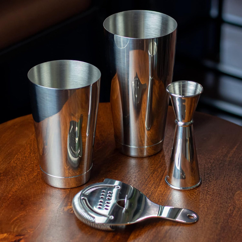 Cocktail Shaker Set Bartending Kit With Complete Stainless Steel Tools-Wine and Whiskey Decanter