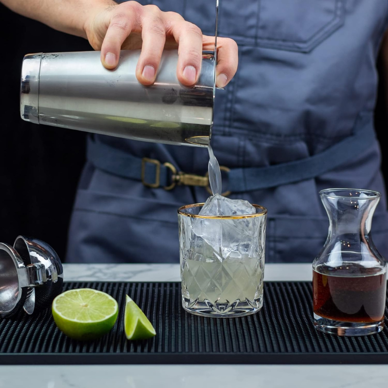 Cocktail Shaker Set Bartending Kit With Complete Stainless Steel Tools-Wine and Whiskey Decanter