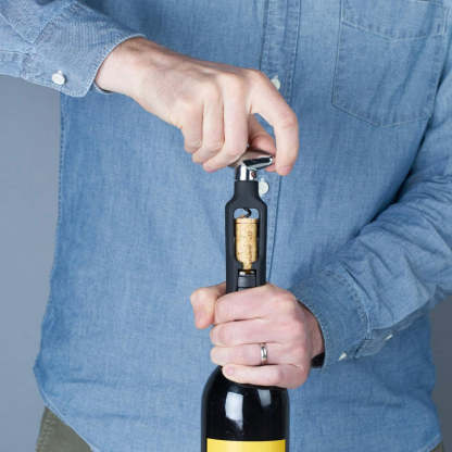 Compact Stylish Design Wine Bottle Opener Corkscrew-Wine and Whiskey Decanter