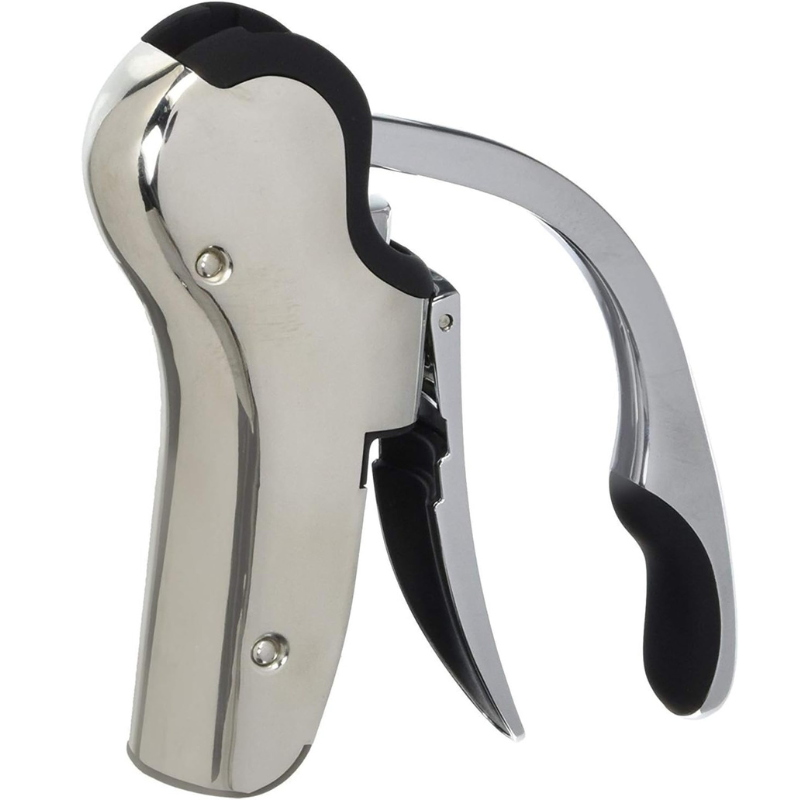 Compact Steel Wine Opener And Effortless Cork Removal