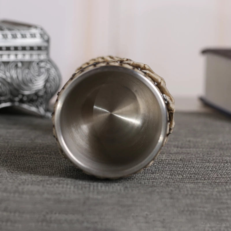 Stainless Steel Dragon Glass-Wine and Whiskey Decanter