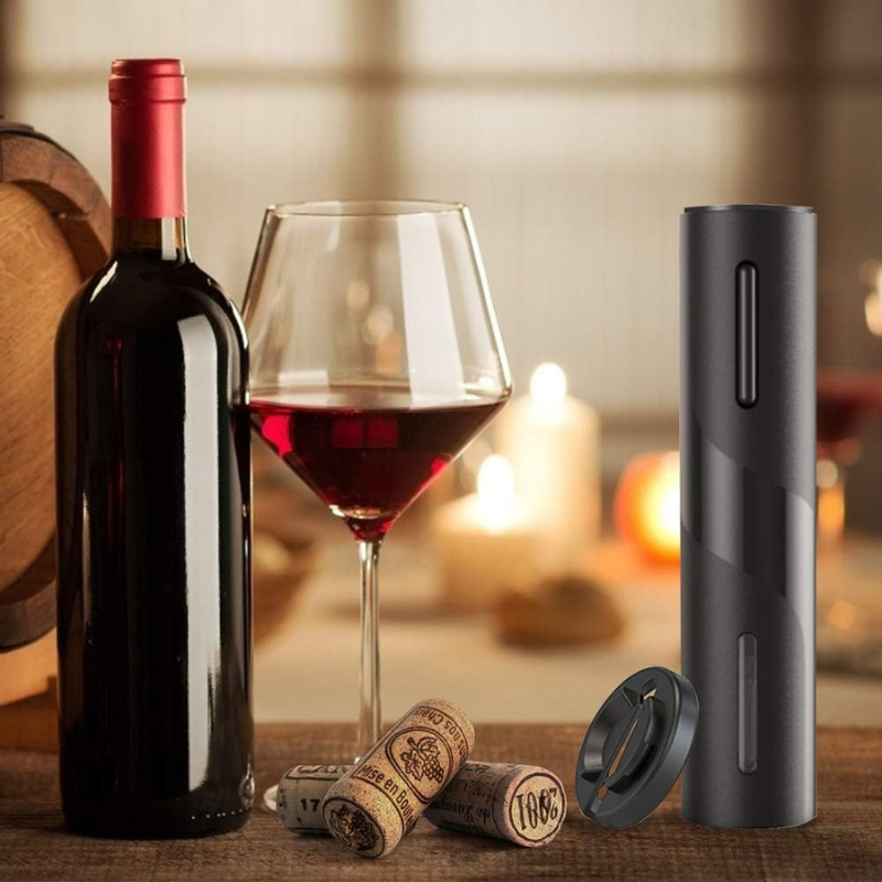 Cordless Automatic Electric Wine Opener For Effortless Uncorking-Wine and Whiskey Decanter